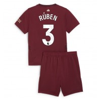 Manchester City Ruben Dias #3 Fußballbekleidung 3rd trikot Kinder 2024-25 Kurzarm (+ kurze hosen)